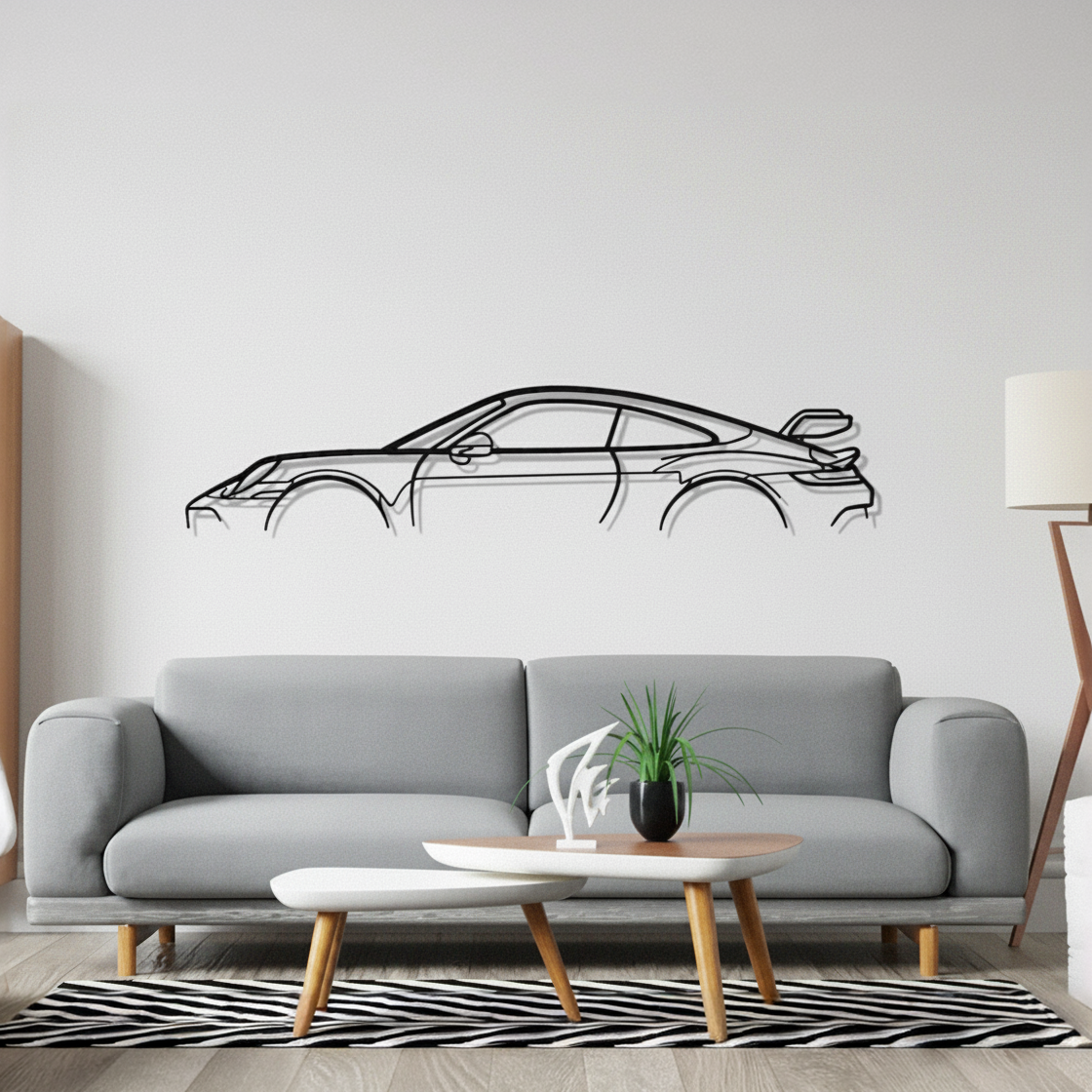 car wall print